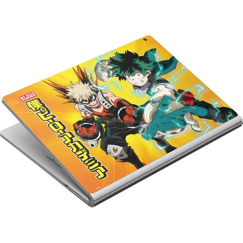 My Hero Academia Deku and Bakugo Season 5 Surface Book Skin
